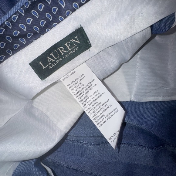 Lauren‎ Ralph Lauren Men's 40x30 Blue Performance Ultraflex Viscose Blend Pants - Picture 7 of 8